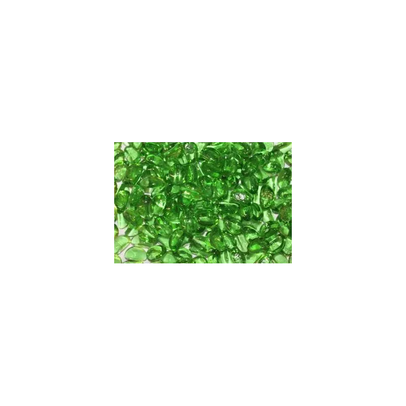 Dekoratīvais akmens, 10-20mm, zaļa krās., 1.5 kg