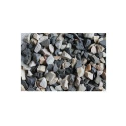 Dekoratīvas šķembas melnbalt mix fr. 2-5