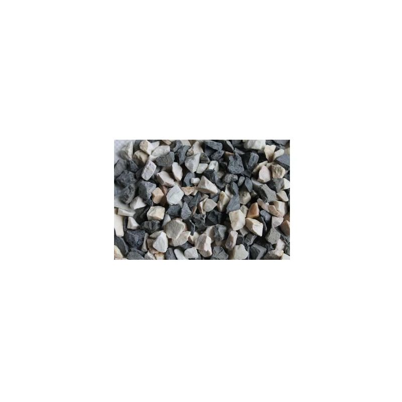 Dekoratīvas šķembas melnbalt mix fr. 2-5