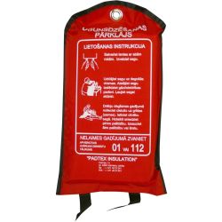 Ugunsdzēsības pārklājs somā 175x185cm