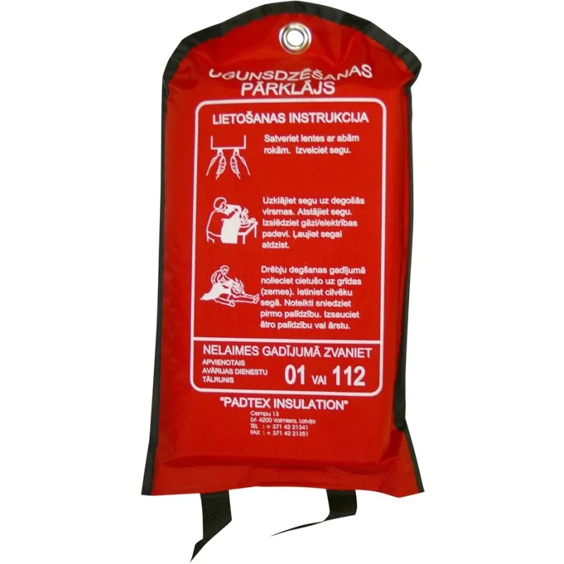 Ugunsdrošības sega, 185 cm, alumīnija