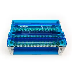 Spaiļu bloks Vexen Electric DB415, 16 mm², zila krās.