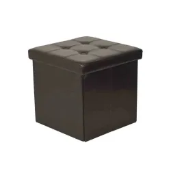 Pufs Domoletti XYF2108B, brūna krās., 38 cm x 38 cm x 38 cm