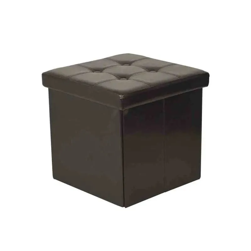 Pufs Domoletti XYF2108B, brūna krās., 38 cm x 38 cm x 38 cm