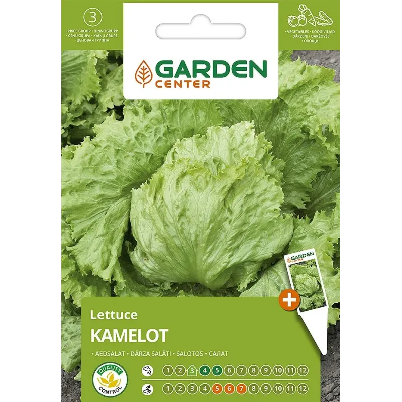 Sēklas Garden Center, salāti Kamelot, 1 g