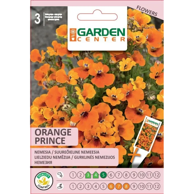 Sēklas Garden Center nemēzijas Orange Prince, 0.2 g