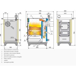 Katls plīts kalvis k-4cmn 8kw