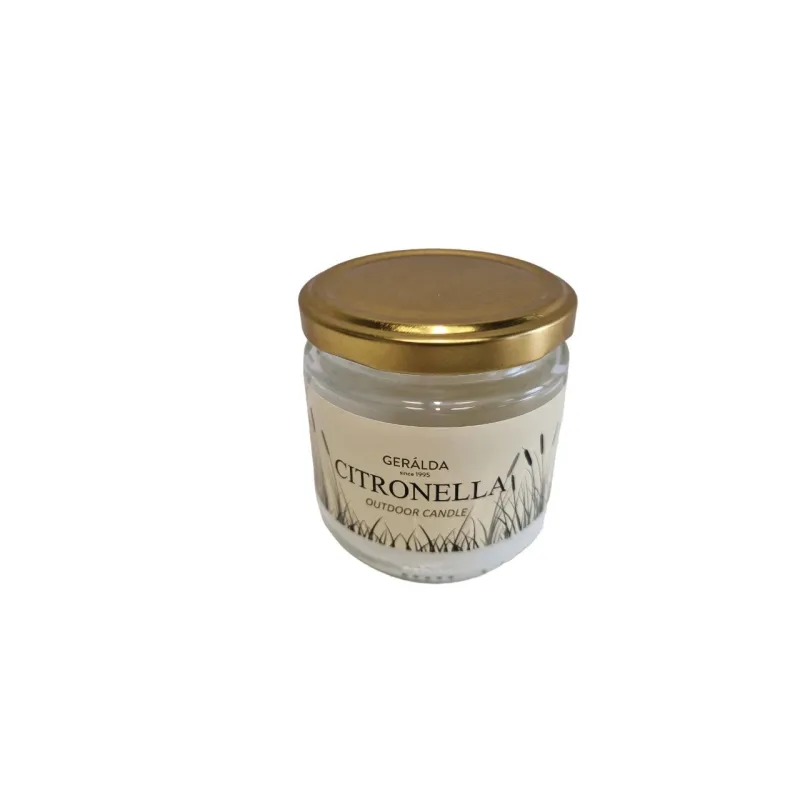 Svece, kaitēkļu atbaidīšanai Geralda C-215, 24 h, Dzeltena krās.