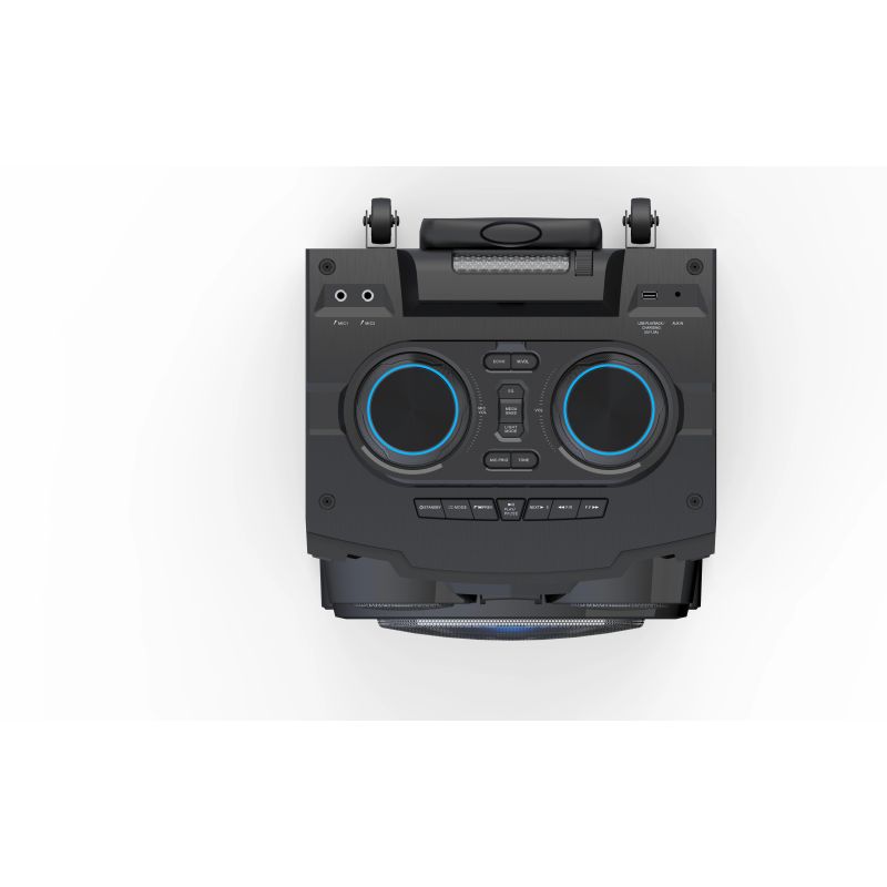 Mūzikas centrs Fiodio P-942, 50 W, melna krās.