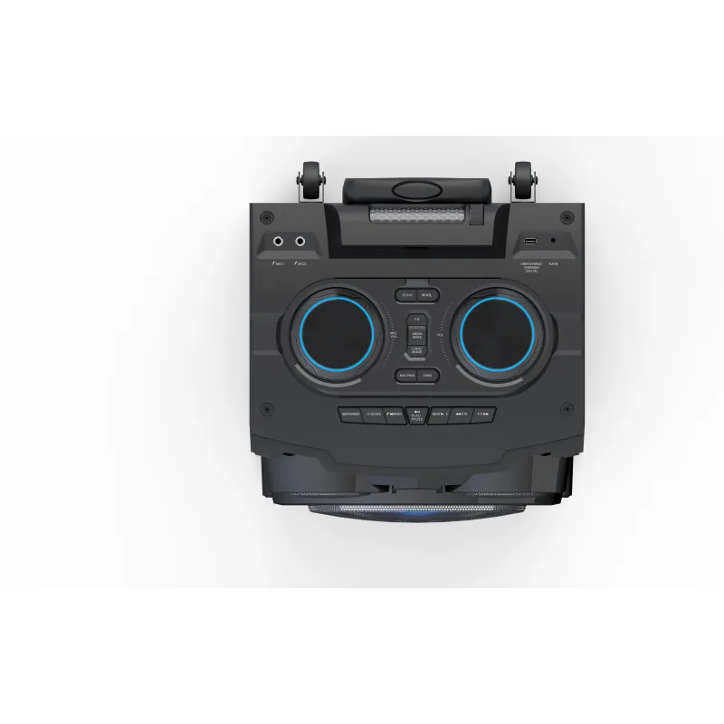 Mūzikas centrs Fiodio P-942, 50 W, melna krās.