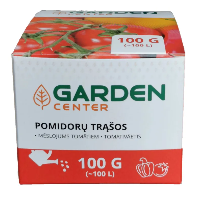 Mēslojums tomātiem Garden Center, lielam apjomam, 0.1 kg