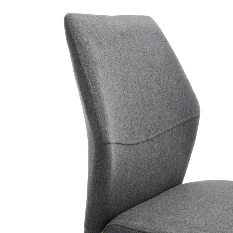 Ēdamistabas krēsls Domoletti Augusta Nea, melna krās.-pelēka krās., 45 cm x 56 cm x 86 cm