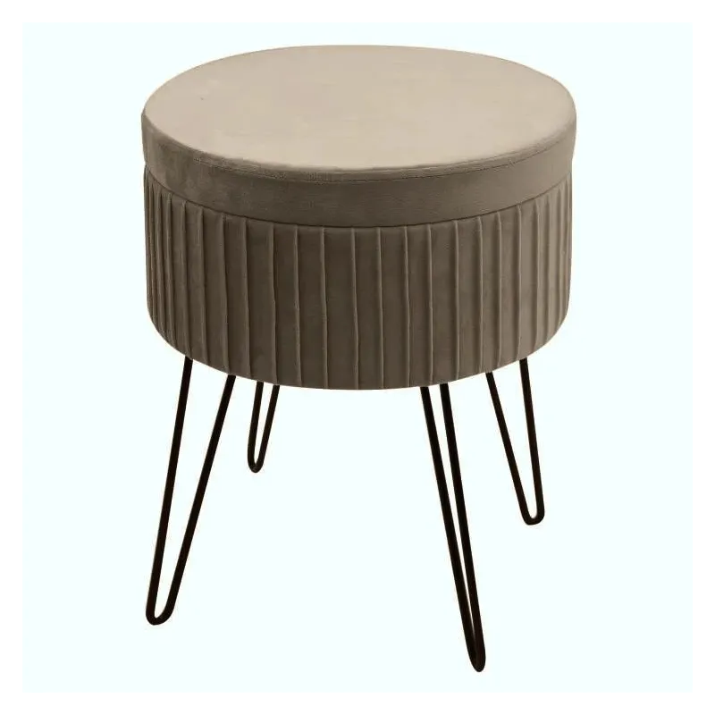 Pufs Domoletti HS522-5, brūna krās., 36 cm x 36 cm x 45 cm