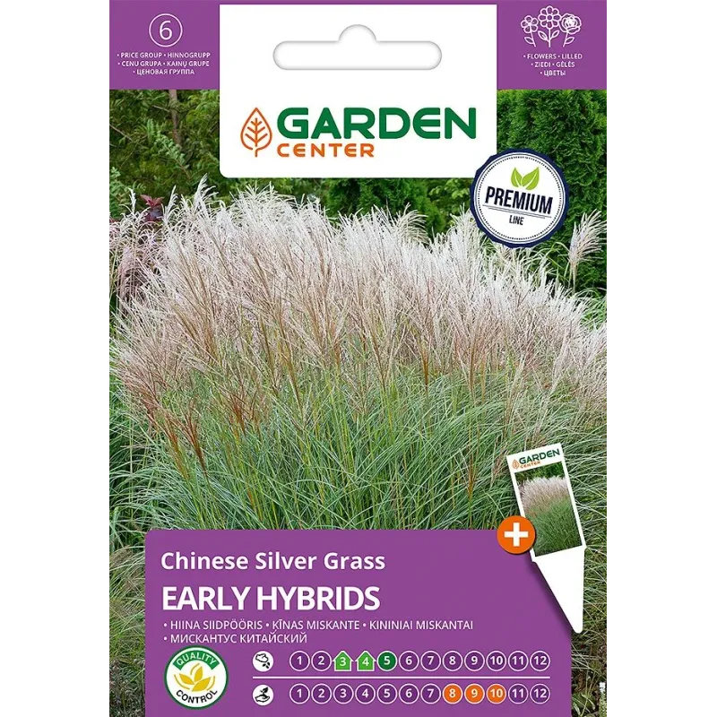 Sēklas Garden Center sudrabzāle EARLY HYBRIDS, 0.1 g