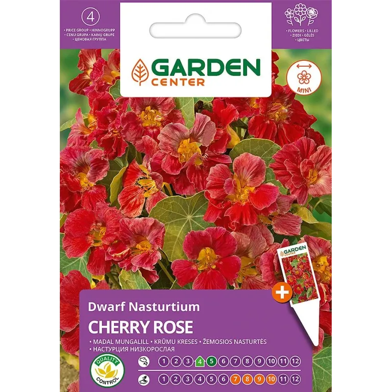 Sēklas Garden Center kreses CHERRY ROSE, 3 g