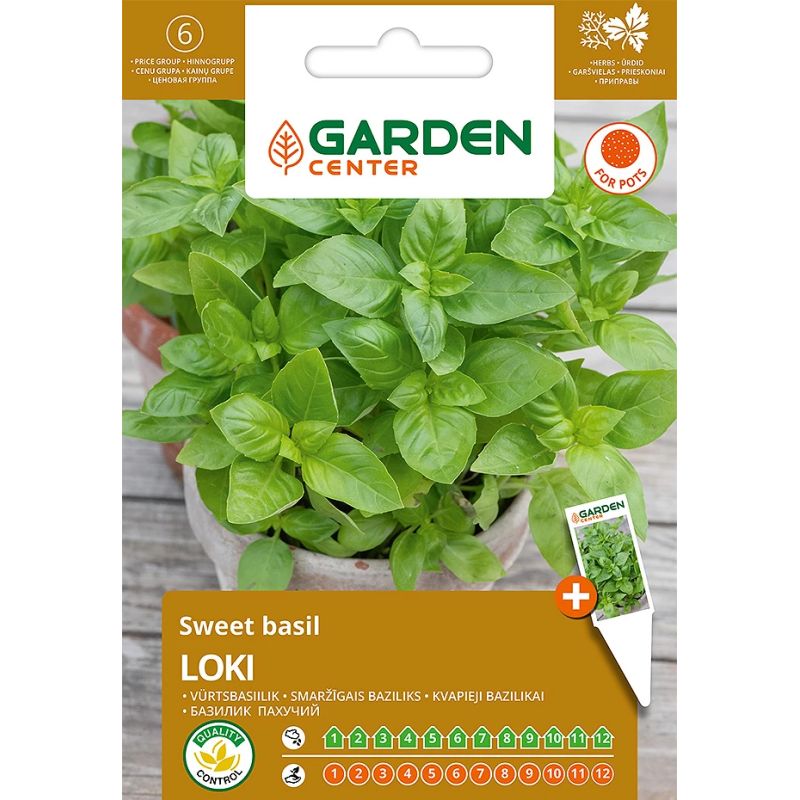 Sēklas baziliks loki d8 5g