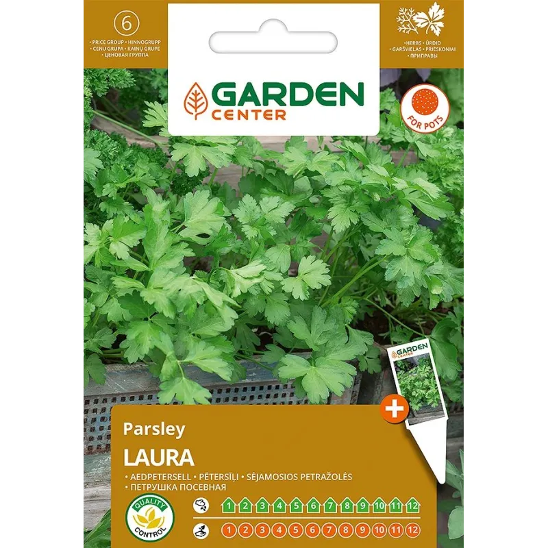 Sēklas Garden Center pētersīļi LAURA D8, 5 g