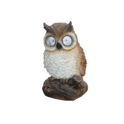 Украшение сада Сова Garden Center NF17436, 12 см x 12 см x 20 см, коричневый