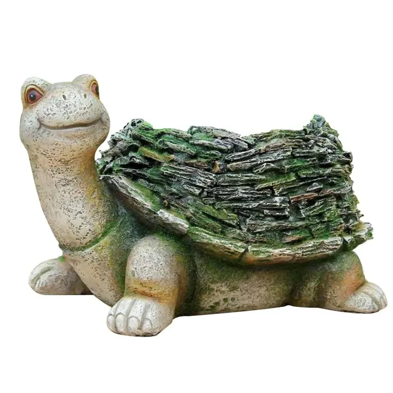 Dārza apdare Bruņurupucis NF36140, 29.7 cm x 21.2 cm x 18.7 cm, zaļa krās.