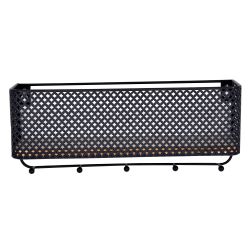 Plaukts rolant melns