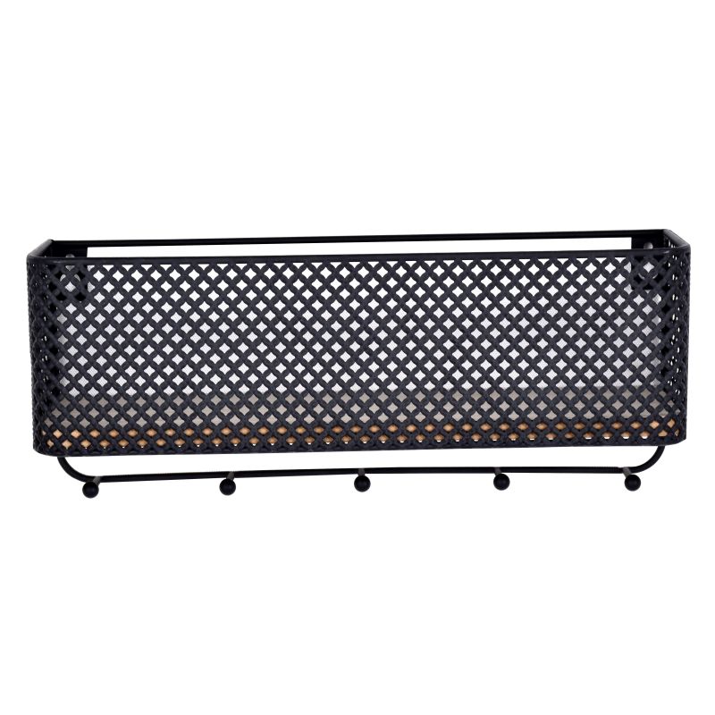 Plaukts rolant melns