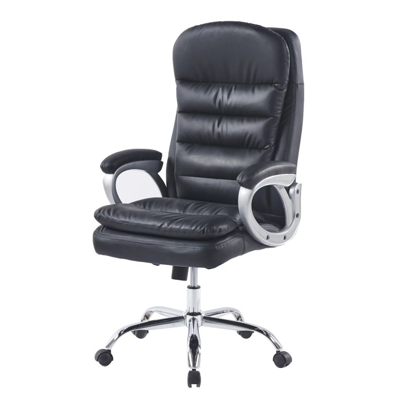 Krēsls biroja 4800 melns 0.49x0.67x1.1cm