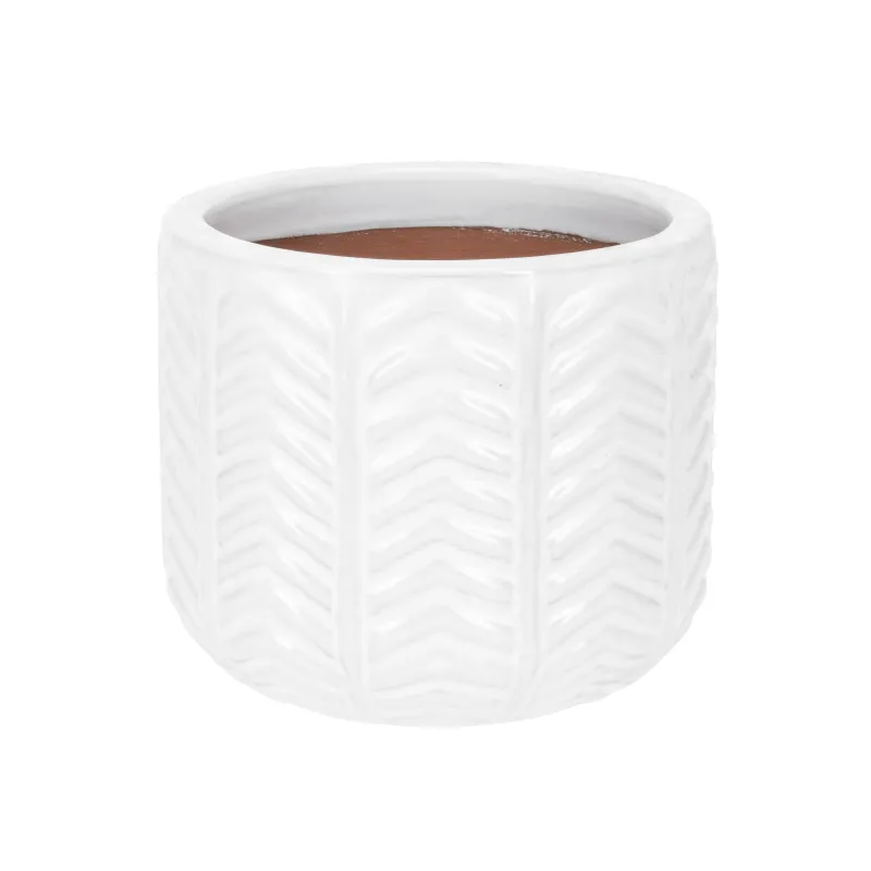 Puķu pods Domoletti GG.6685.024, keramika-māls, balta