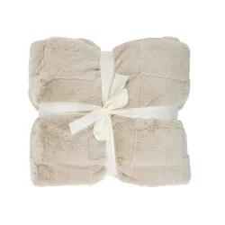 Pledas Domoletti Mink Relief, rusva sp., 150 cm x 200 cm