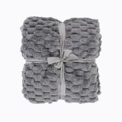 Pleds flakes 150x200cm gaiši pelēks