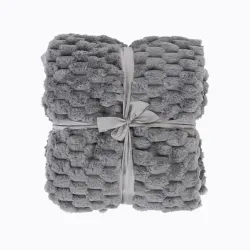 Pledas Domoletti Flakes, šviesiai pilka sp., 150 cm x 200 cm