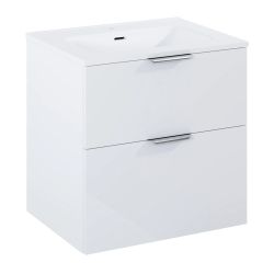 Skapis ar izlietni ekoline 60 balts