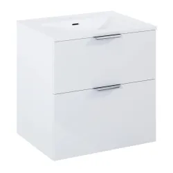 Vannas istabas skapis ar izlietni Masterjero Ekoline, balta, 45.6 cm x 60 cm x 61.1 cm