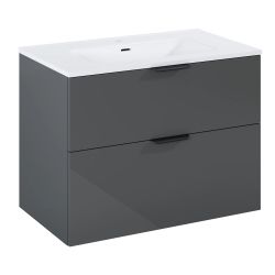 Skapis ar izlietni ekoline 80 antracīta