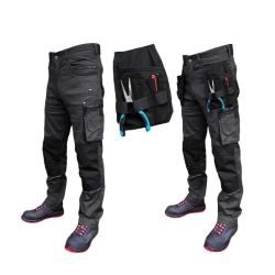 Bikses stretch tumši pelēkas 60 pesso