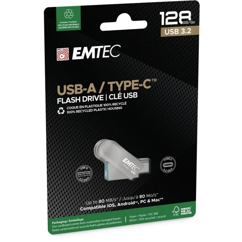 Emtec USB3.2 Type-C Dual D280 128GB