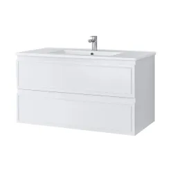 Valamualune vannitoa kapp Domoletti Outline SA90DL-2, valge v., 45.5 cm x 89 cm x 50 cm