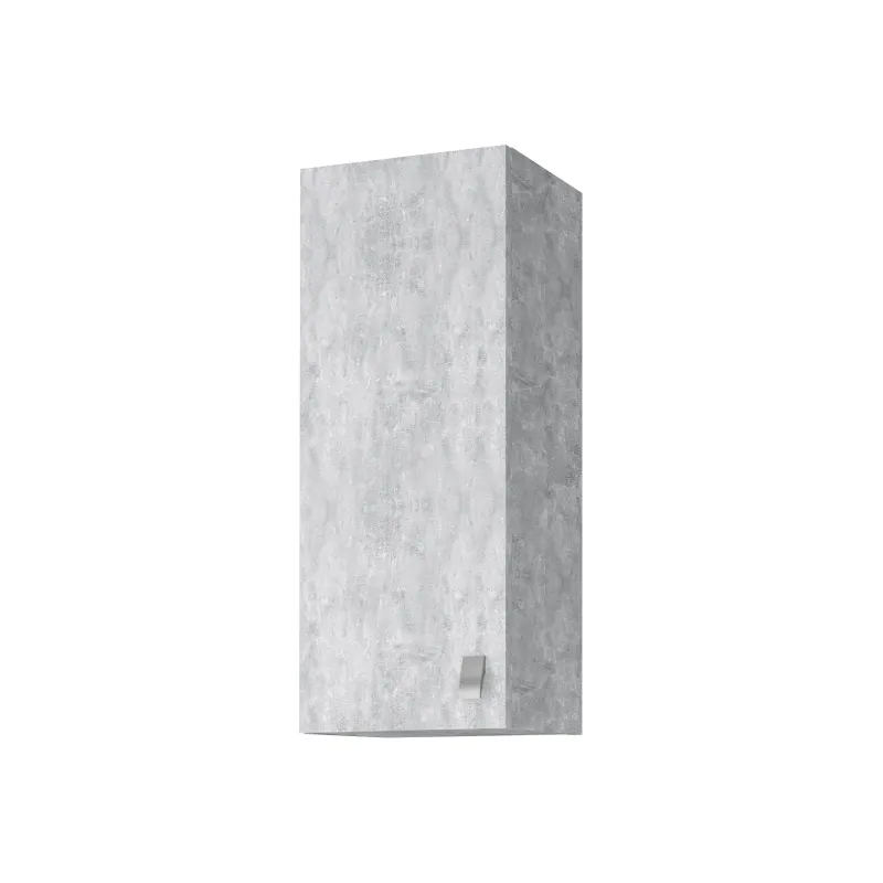 Piekarināms vannas istabas skapis Riva, pelēka krās., 23 cm x 32 cm x 75 cm