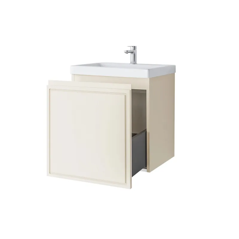 Vannas istabas skapītis Riva Outline, bēša, 35.6 cm x 45.4 cm x 55 cm