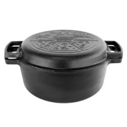 Katls čuguna 6l ar vāks-panna 28cm