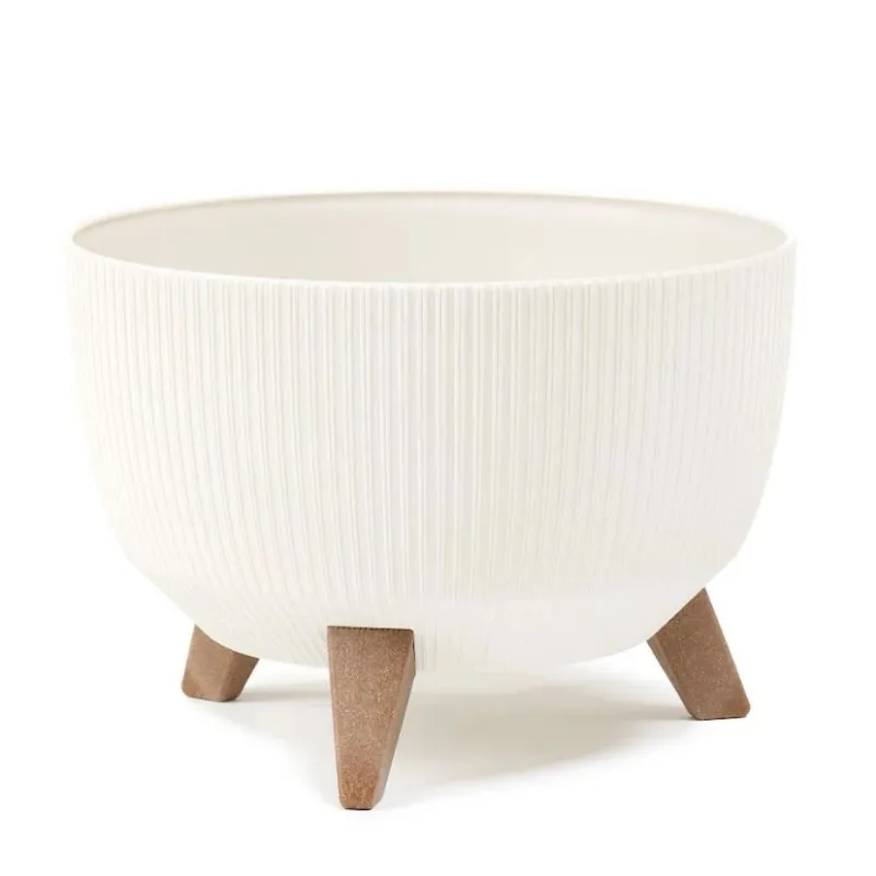 Puķu pods Lamela Roma 960-74, plastmasa, krēmkrāsa