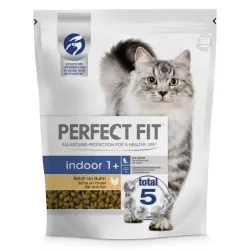 Сухой корм для кошек Perfect Fit Indoor, курица, 1.4 кг