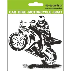 Auto uzlīme Avisa, 12 cm x 13 cm