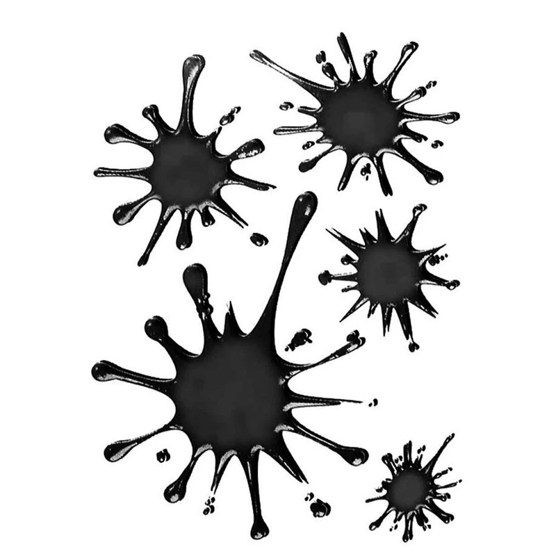 Auto uzlīme klekši 24x17.5cm 5gab