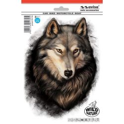 Auto uzlīme vilks 15x21cm