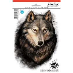 Auto uzlīme vilks 15x21cm
