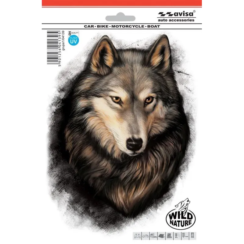 Auto uzlīme Avisa, 15 cm x 21 cm