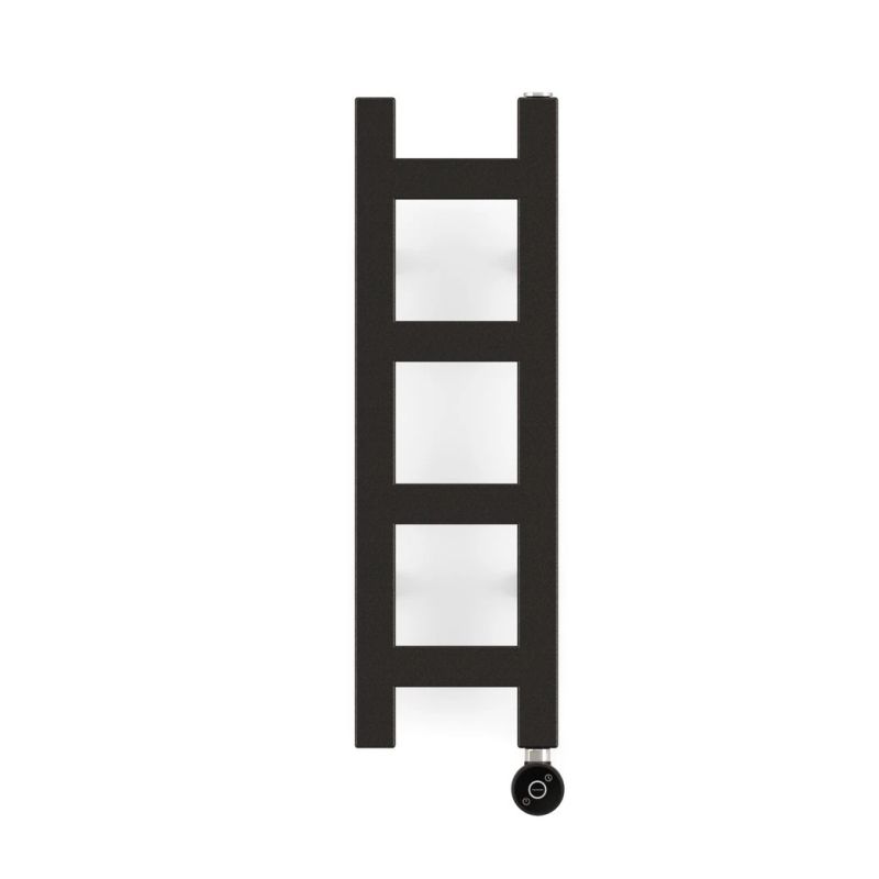 Elektriskais dvieļu žāvētāja stienis Terma Easy, heban krās., 20 cm x 64 cm, 120 W