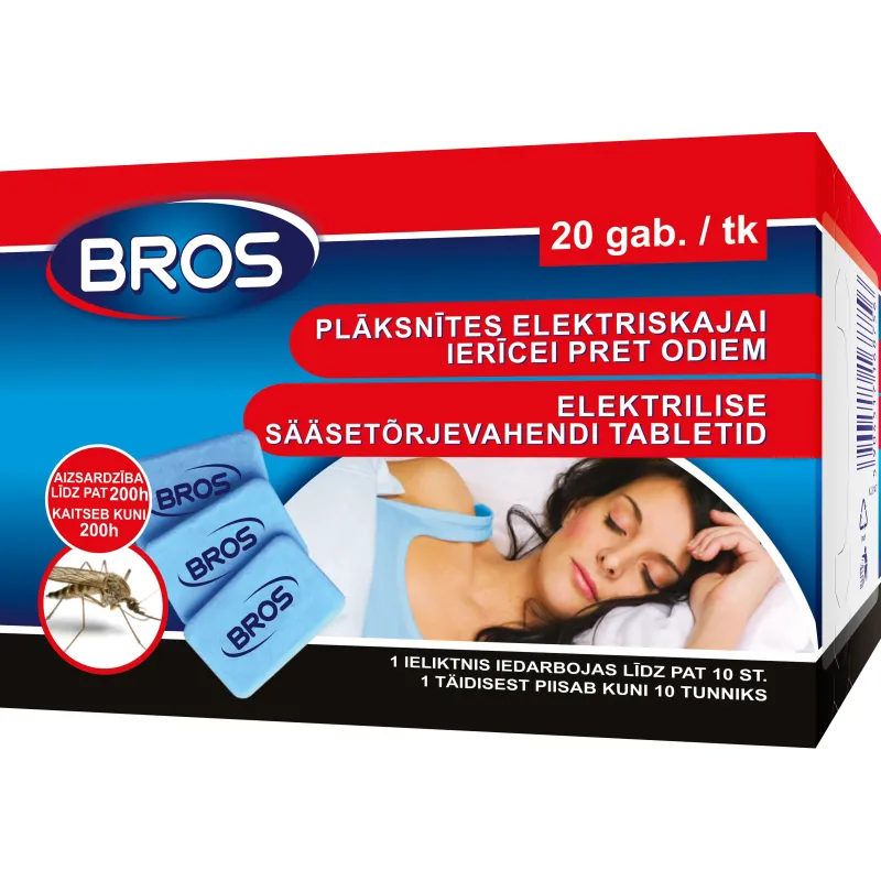 Plāksne elektriskajām ierīcēm Bros, 20 gab.
