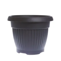 Gėlių vazonas Prosperplast Terra Nova DCE40, plastikinis, antracito sp.