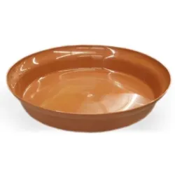 Lėkštelė vazonui Uniplastex, ruda sp., 25 cm